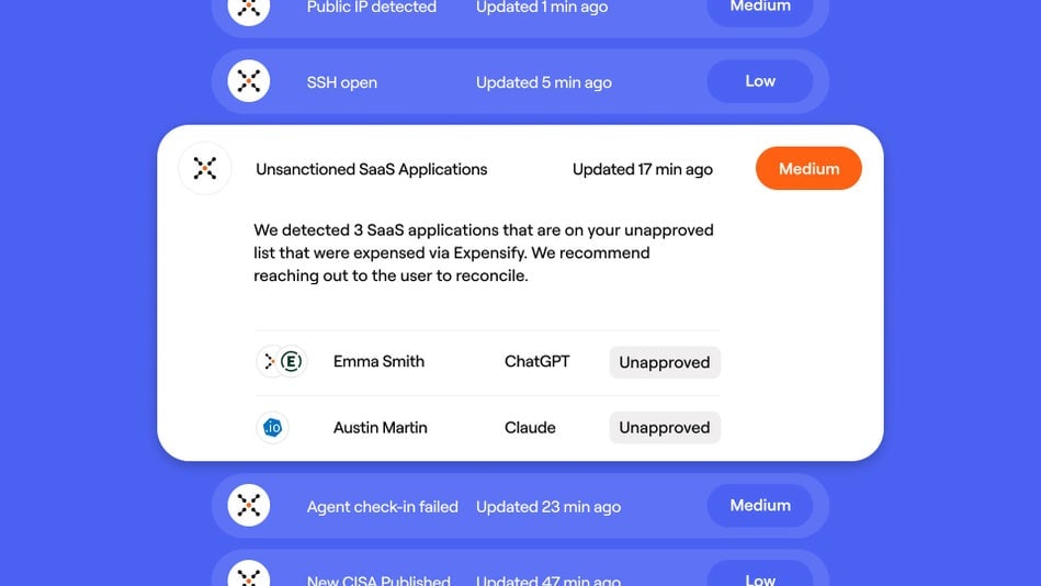 Smart actionable insights